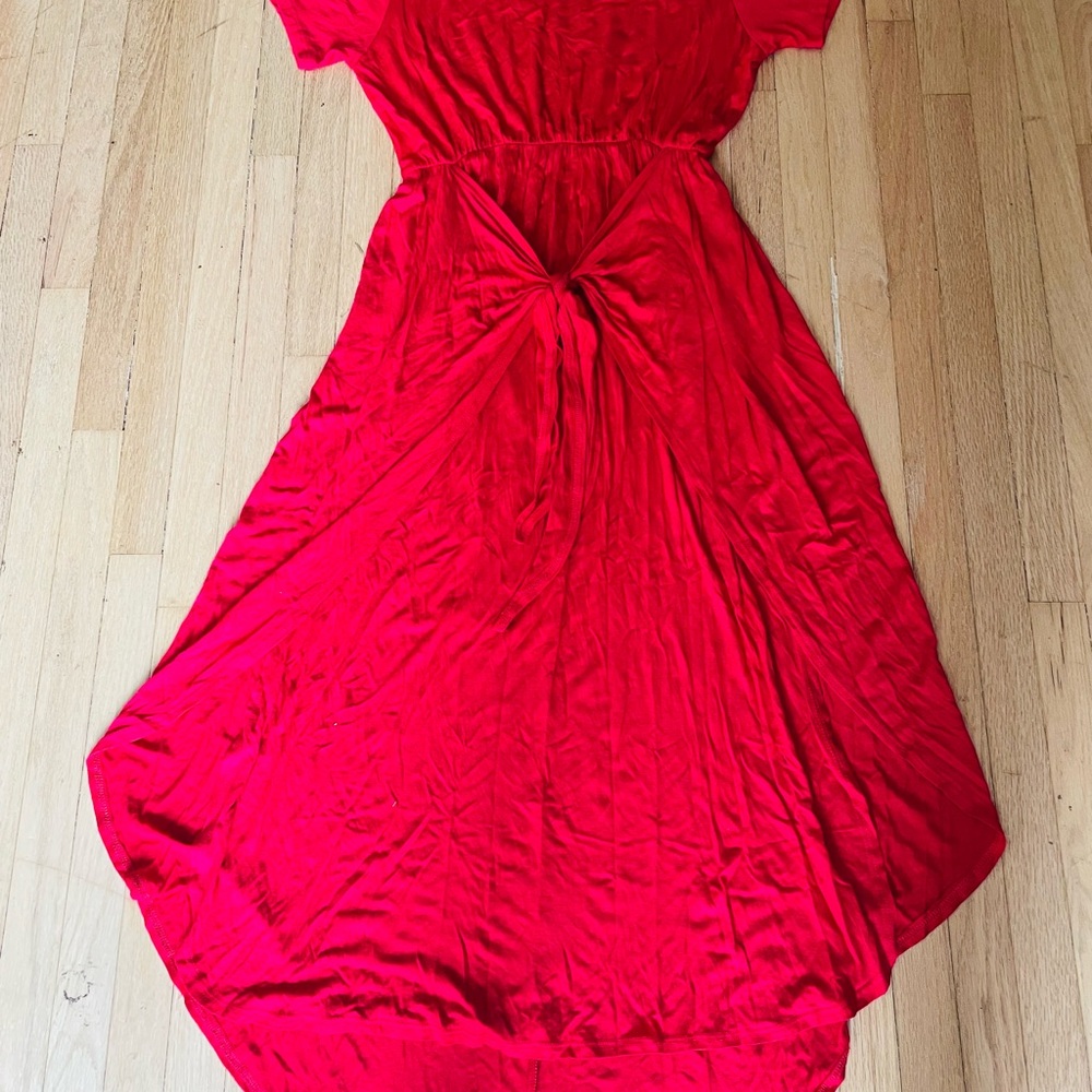 Elegant Red Women's Dress